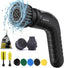 Electric Scrubber Power Spin Scrubber Cordless, Electric Spin Scrubber with 8 Brush Heads 1 Net Bag, Electric Scrubbing Brush 2 Speed, Electric Cleaning Brush for Bathroom Shower Floor Grout