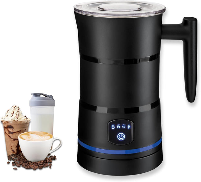 Electric Milk Frother – Professional Automatic Foam Maker for Lattes, Cappuccinos & Hot Chocolates, Stainless Steel, Whisk & Froth in Seconds, Versatile Modes – Ideal for Home & Office Use Hover Image