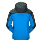 Camping Hiking Jacket Men Autumn Outdoor Sports Coats Climbing Trekking Windbreaker Travel Waterproof Jackets Black