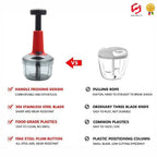 Vegetable Chopper Garlic Onion Cutter Processor Fast Cutting Chopper