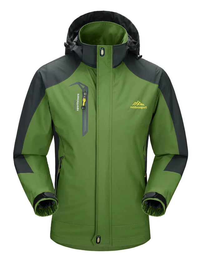 Camping Hiking Jacket Men Autumn Outdoor Sports Coats Climbing Trekking Windbreaker Travel Waterproof Jackets Black Hover Image