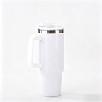 40Oz 1200ML Insulated Tumbler W/Handle & Straw, Double Wall Thermal Cup, Travel Coffee Mug, Gift