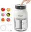 M503 Food Chopper Electric, Mini Chopper Food Processor, 400Ml Blender Bowl, One Touch Operation, BPA Free, USB Charging, Portable Food Blender for Chopping Baby Food, Meat, Fruit, Vegetable