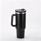 40Oz 1200ML Insulated Tumbler W/Handle & Straw, Double Wall Thermal Cup, Travel Coffee Mug, Gift