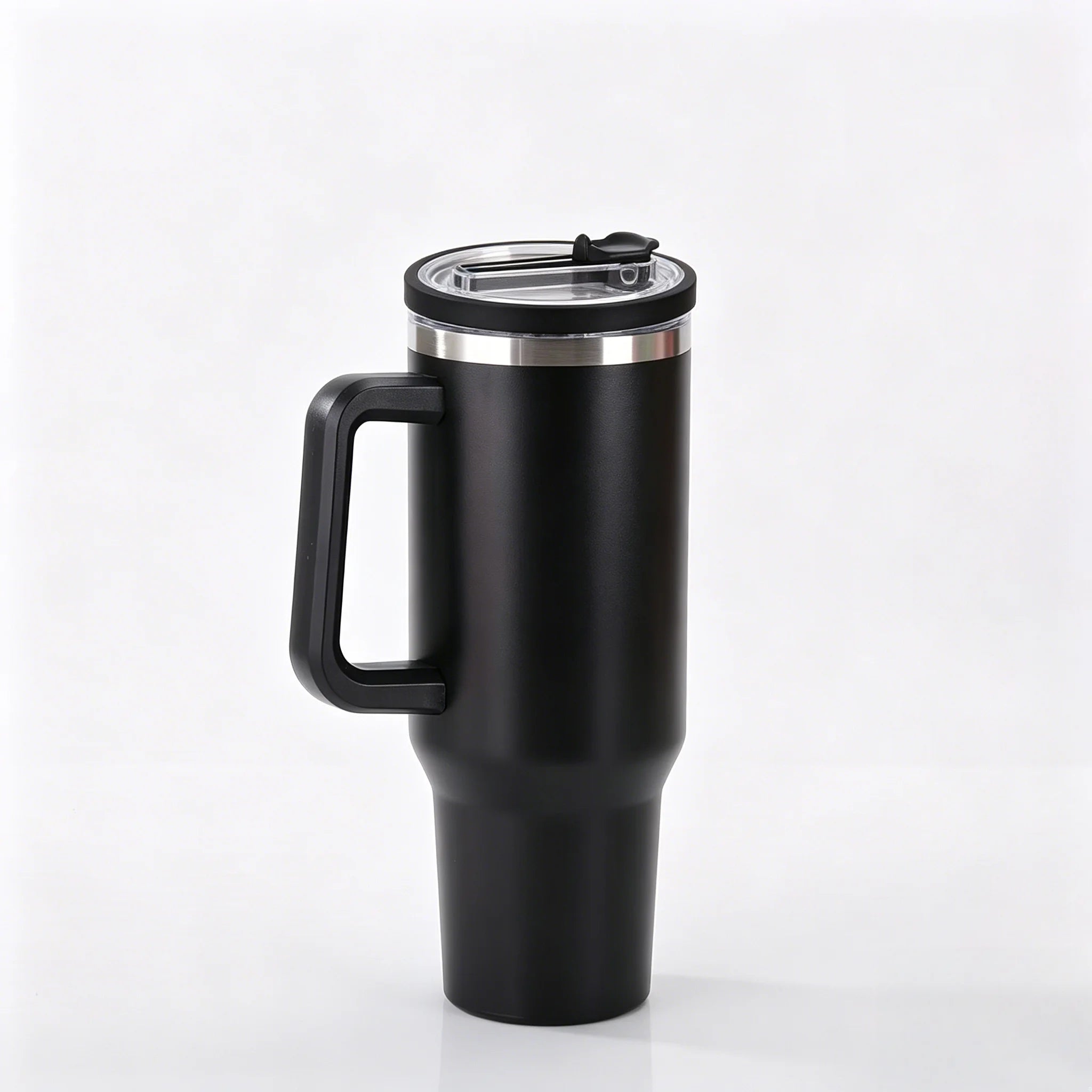 40Oz 1200ML Insulated Tumbler W/Handle & Straw, Double Wall Thermal Cup, Travel Coffee Mug, Gift