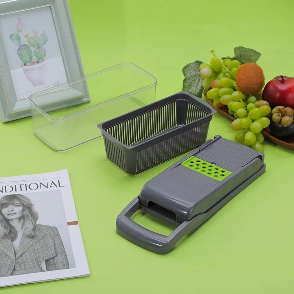 16 in 1 Vegetable Chopper Fruit Salad Mandolin Slicer Food Dicer Cutter Peeler