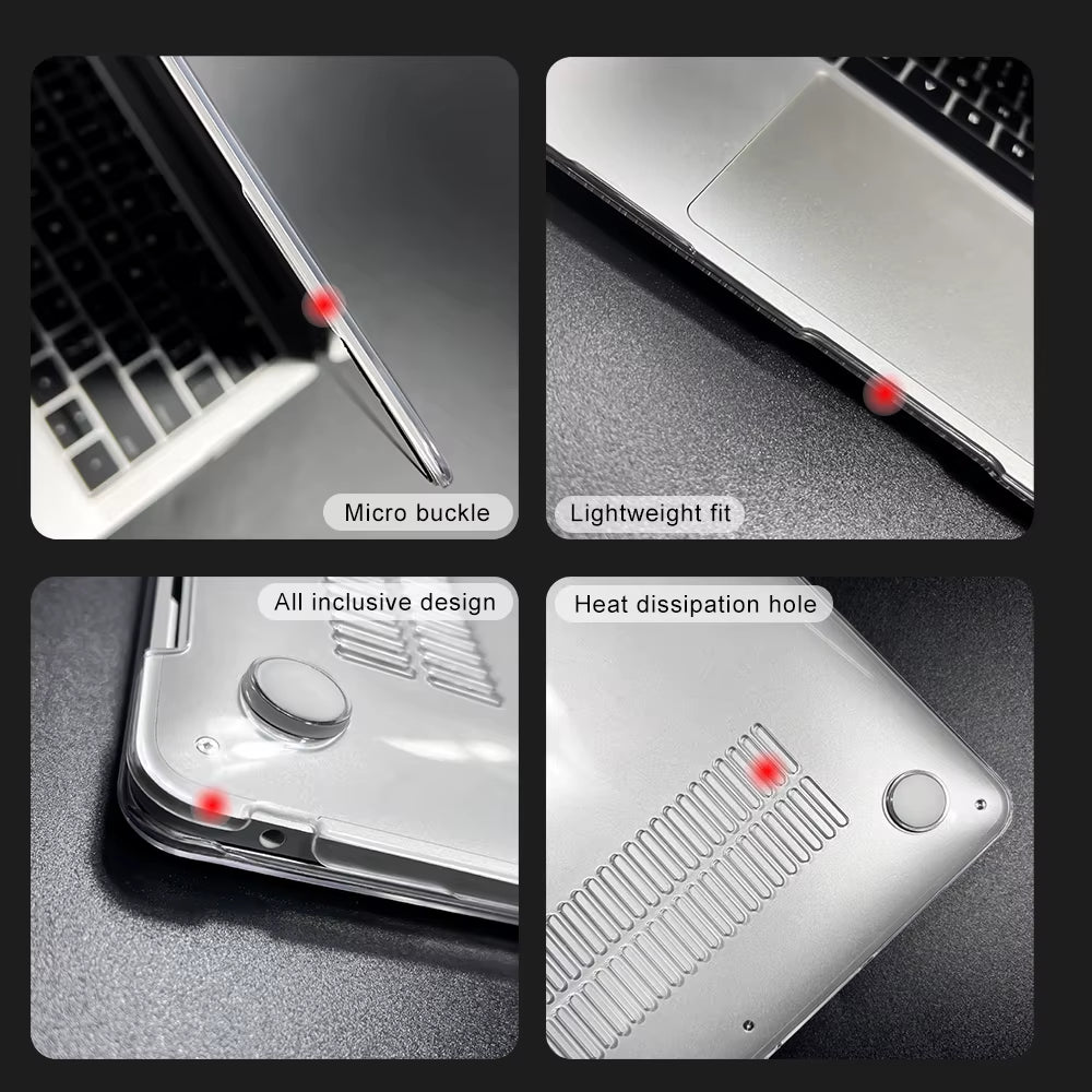 Laptop Case for Macbook Air 13 Case 2026 Neo A18 Pro 16 M3 Funda M1 Pro 13 M5 Air 13.6 15 for Macbook Pro 14 Case M5 M4 2025 M2