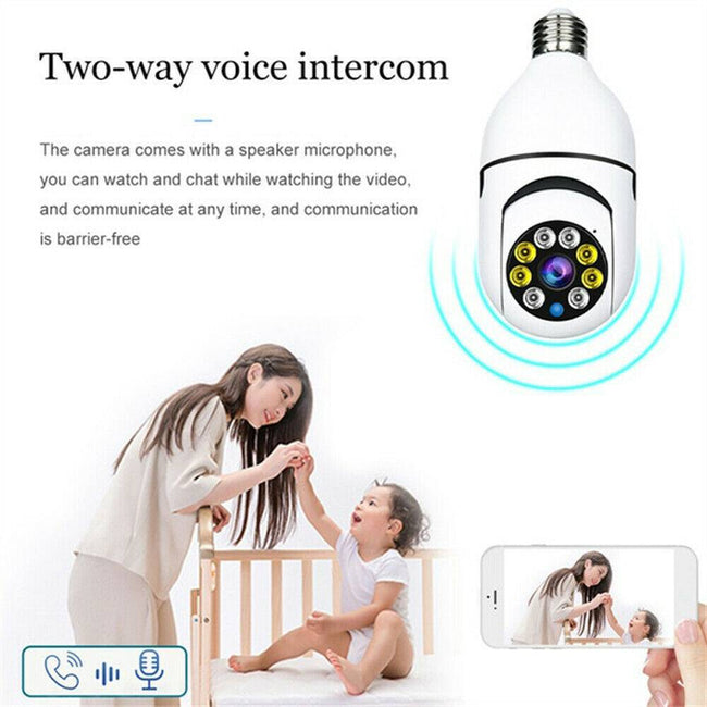 IR E27 Light Bulb Camera 1080P HD Wireless Wifi Smart Home Security Camera Main Image