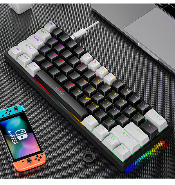 Plastic mechanical keyboard for games Main Image