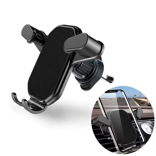 NEW Gravity Car Holder for Phone Air Vent Clip Mount Mobile Cell Stand Smartphone GPS Support for Iphone Mobile Phone Hover Image