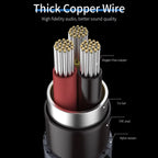 Headphone Extension Cable Jack 3.5Mm Audio Aux Cable 3.5 Mm Female Splitter Speaker Extender Cord for Earphone Adapter